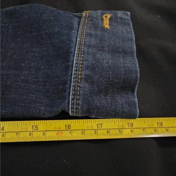 CAbi Jeans Blue Denim Jacket Womens S Style 721 Rodeo Trucker Classic Western - Picture 10 of 12